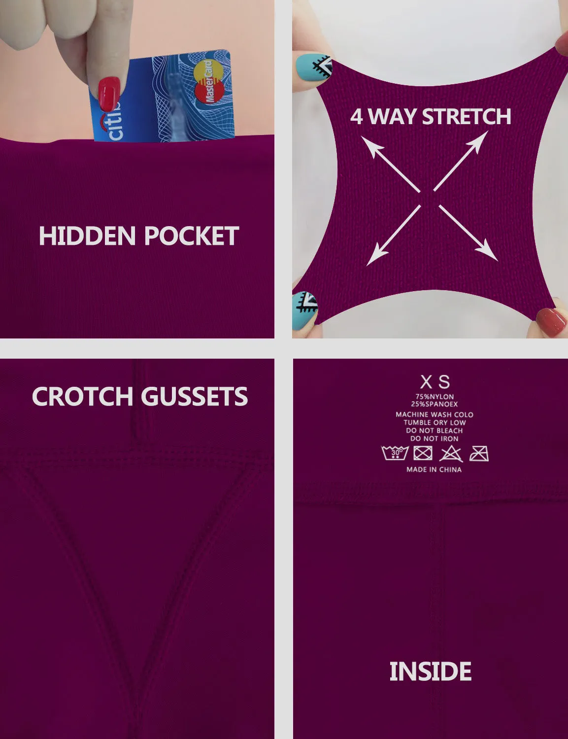 19" High Waist Crop Tight Capris grapevine_Pilates