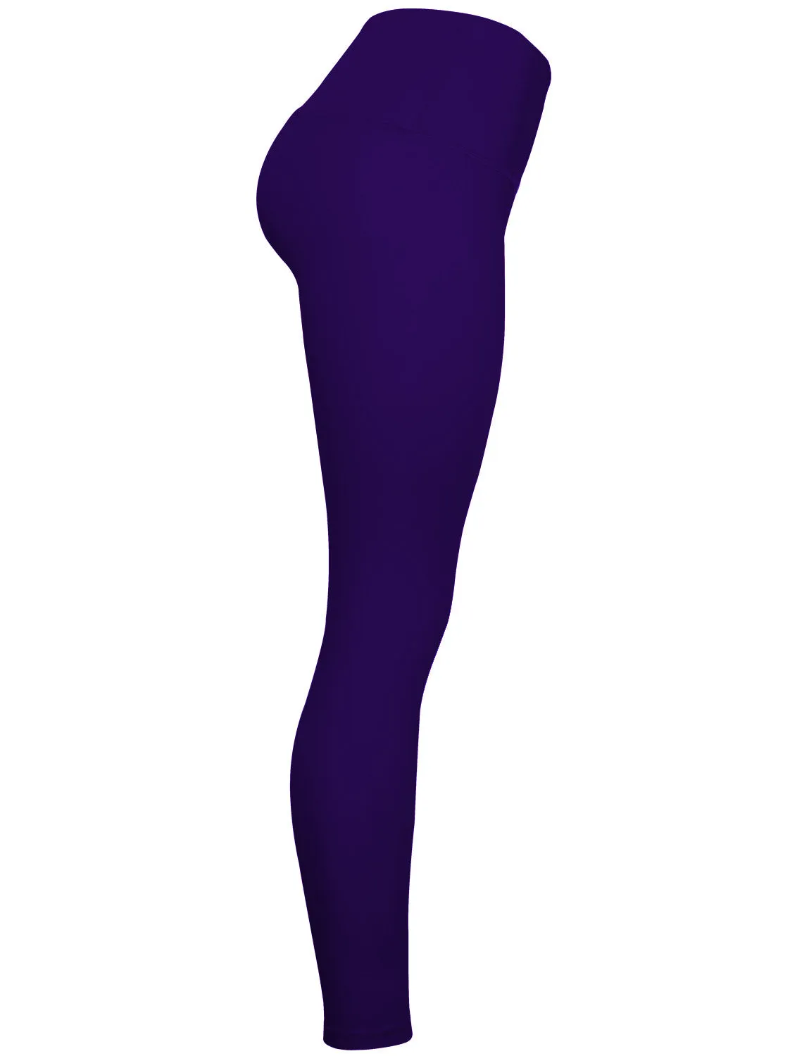 22" High Waist Crop Tight Capris darkpurple_yogastudio