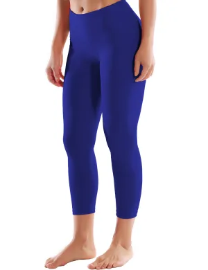 22" High Waist Crop Tight Capris navy_Golf