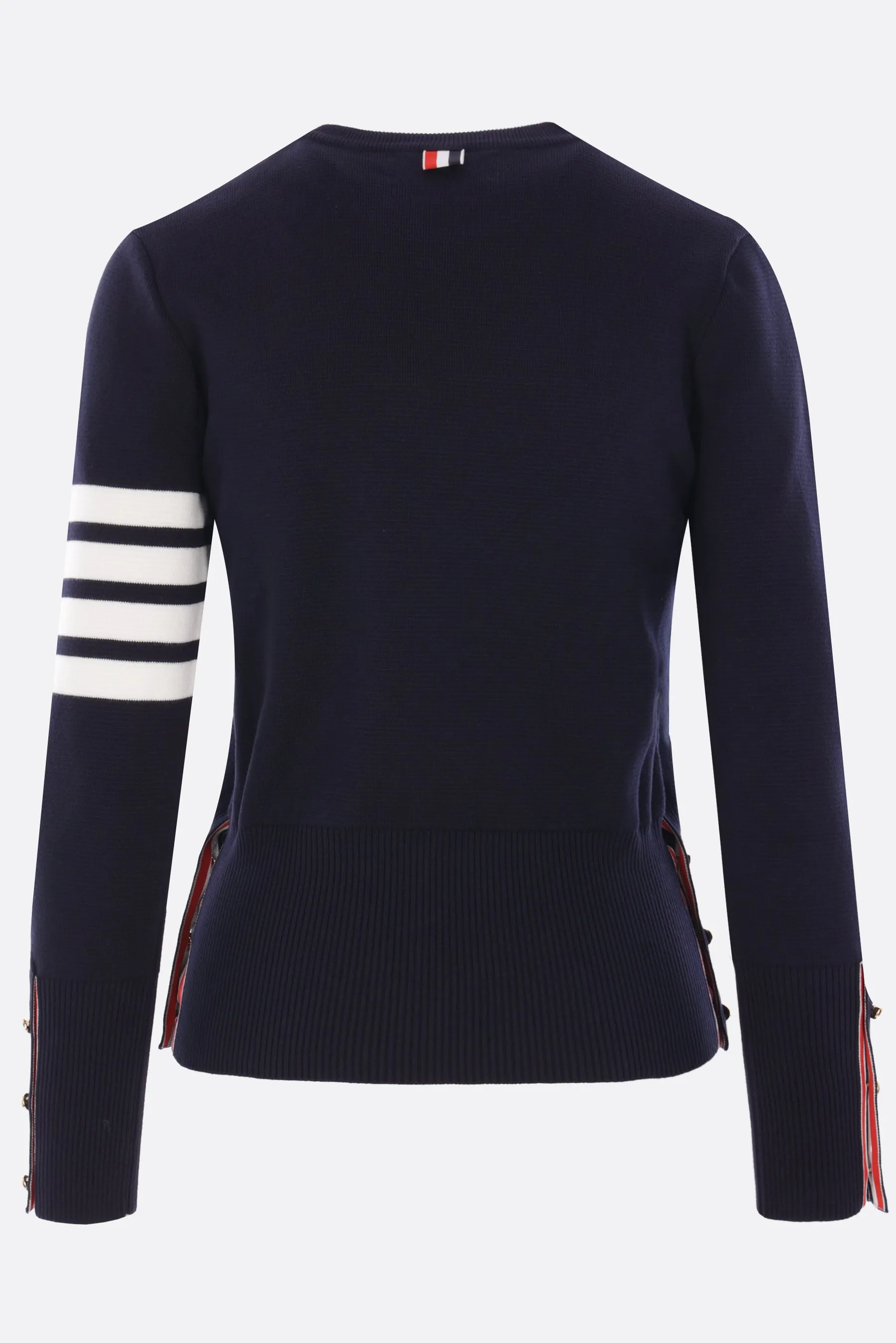 4-bar cotton sweater