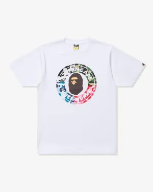 ABC CAMO CRAZY BUSY WORKS TEE - WHITE