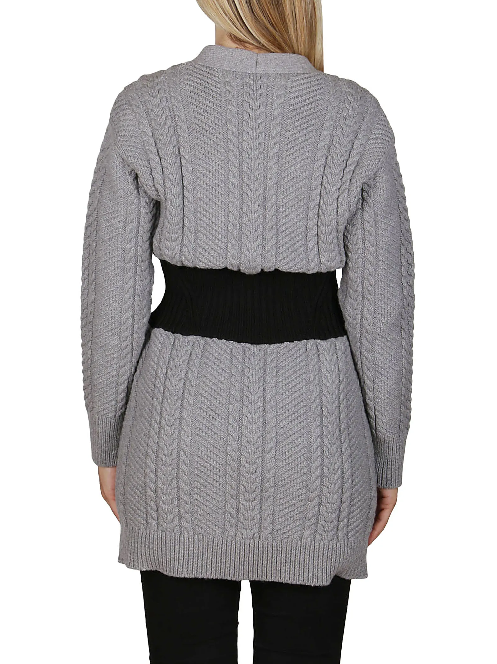 Alexander McQueen V-Neck Cable-Knit Cardigan