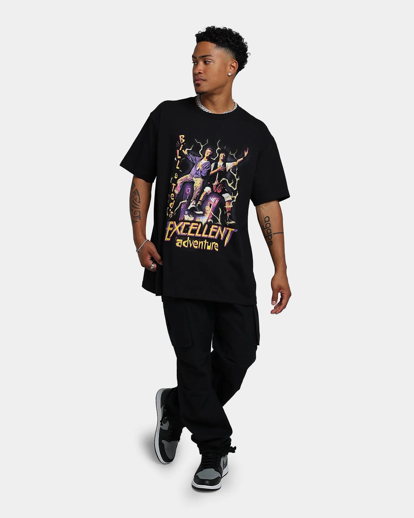 American Thrift X Bill & Ted Excellent Adventure T-Shirt Black