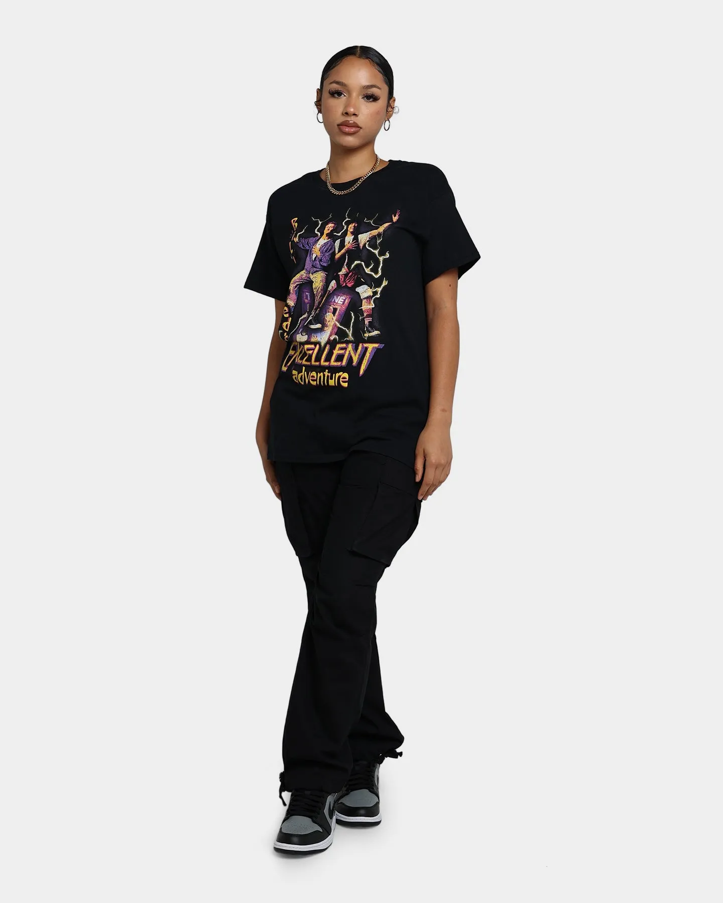 American Thrift X Bill & Ted Excellent Adventure T-Shirt Black