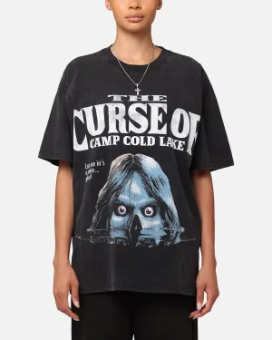 American Thrift X Goosebumps Cold Lake Heavy T-Shirt Vintage Black