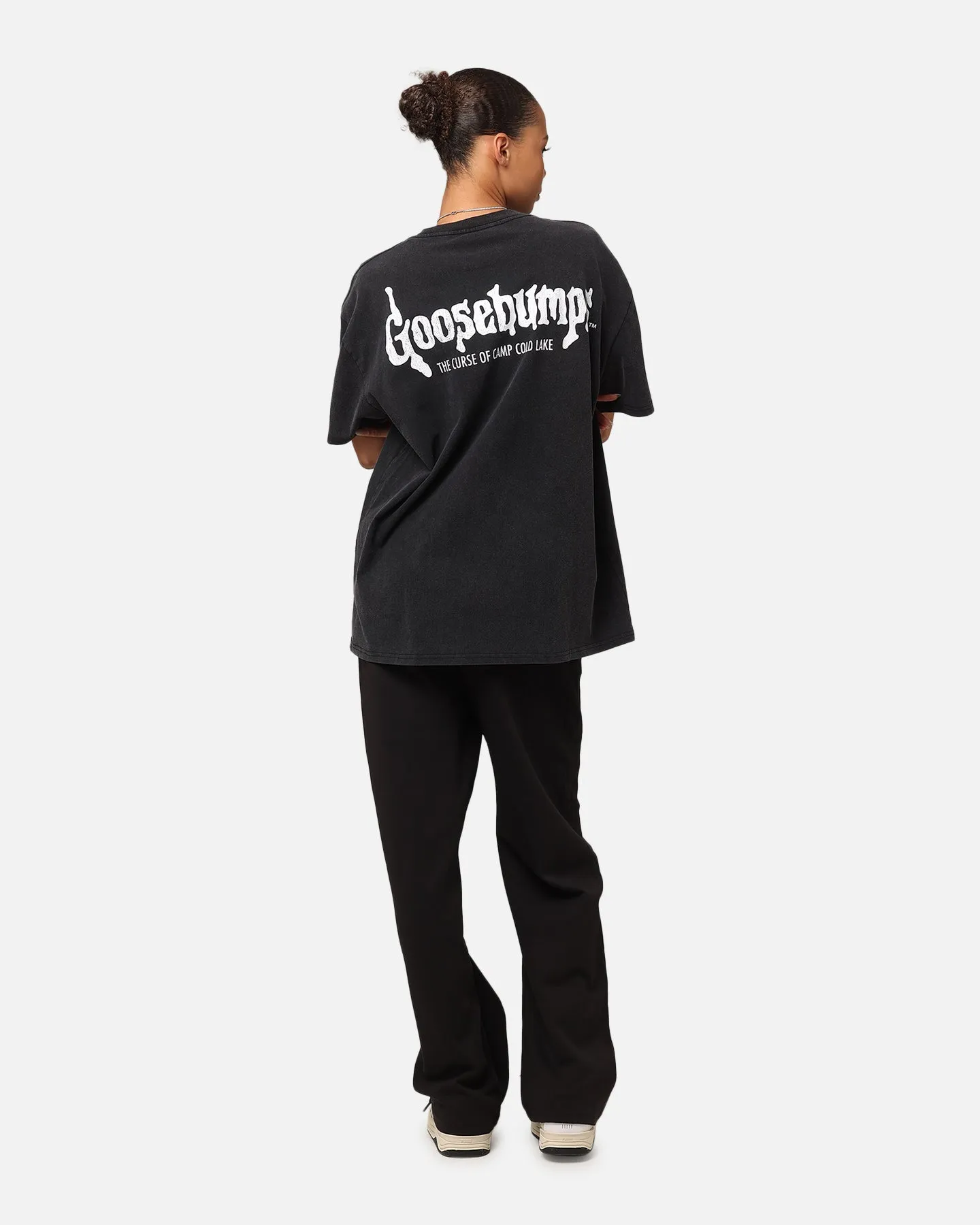 American Thrift X Goosebumps Cold Lake Heavy T-Shirt Vintage Black