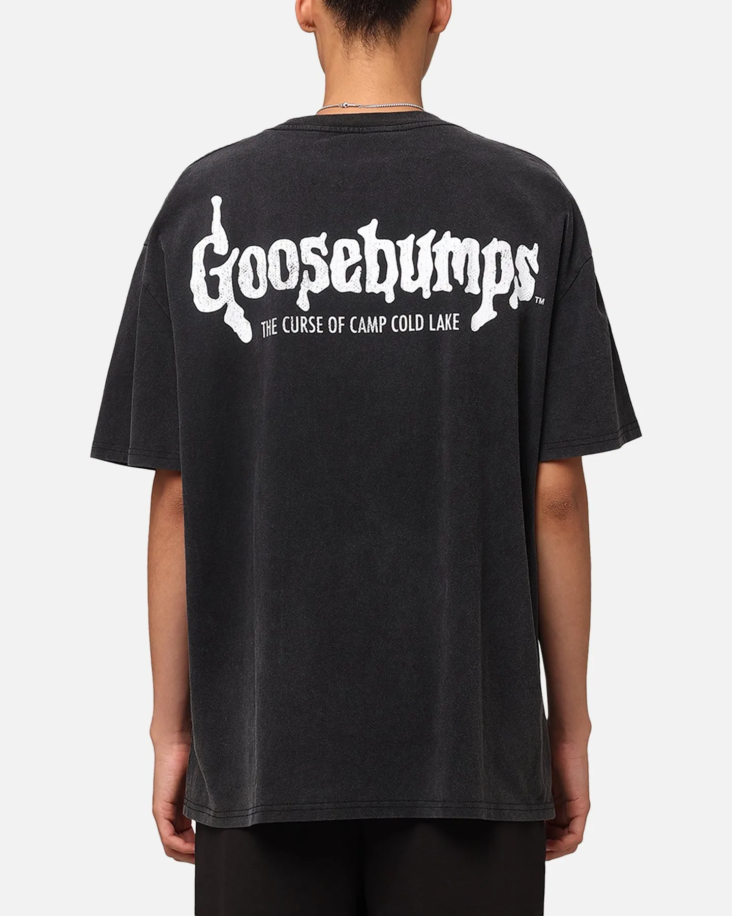American Thrift X Goosebumps Cold Lake Heavy T-Shirt Vintage Black