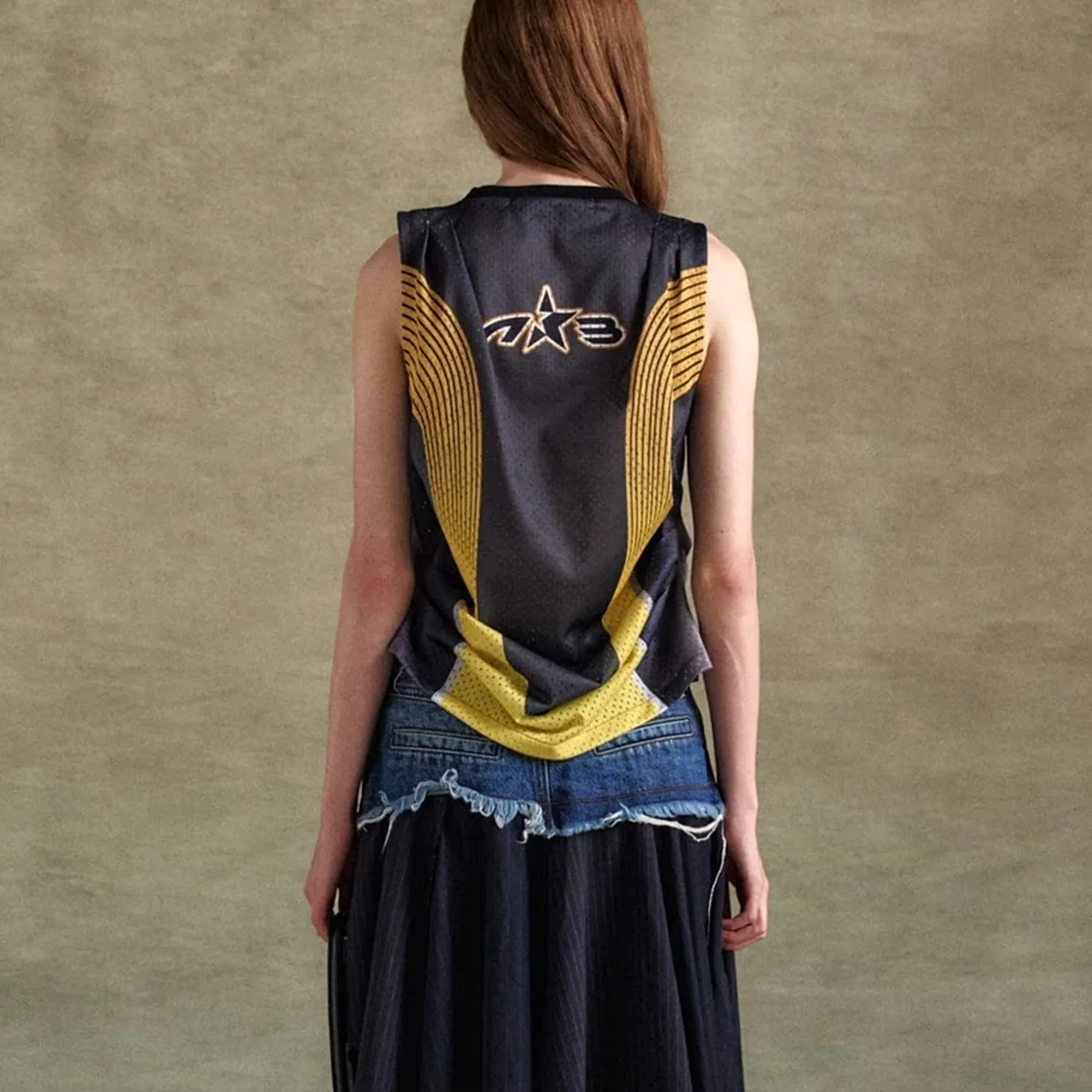 Andersson Bell Racing Reworked Sleeveless Charcoal ATB1305W