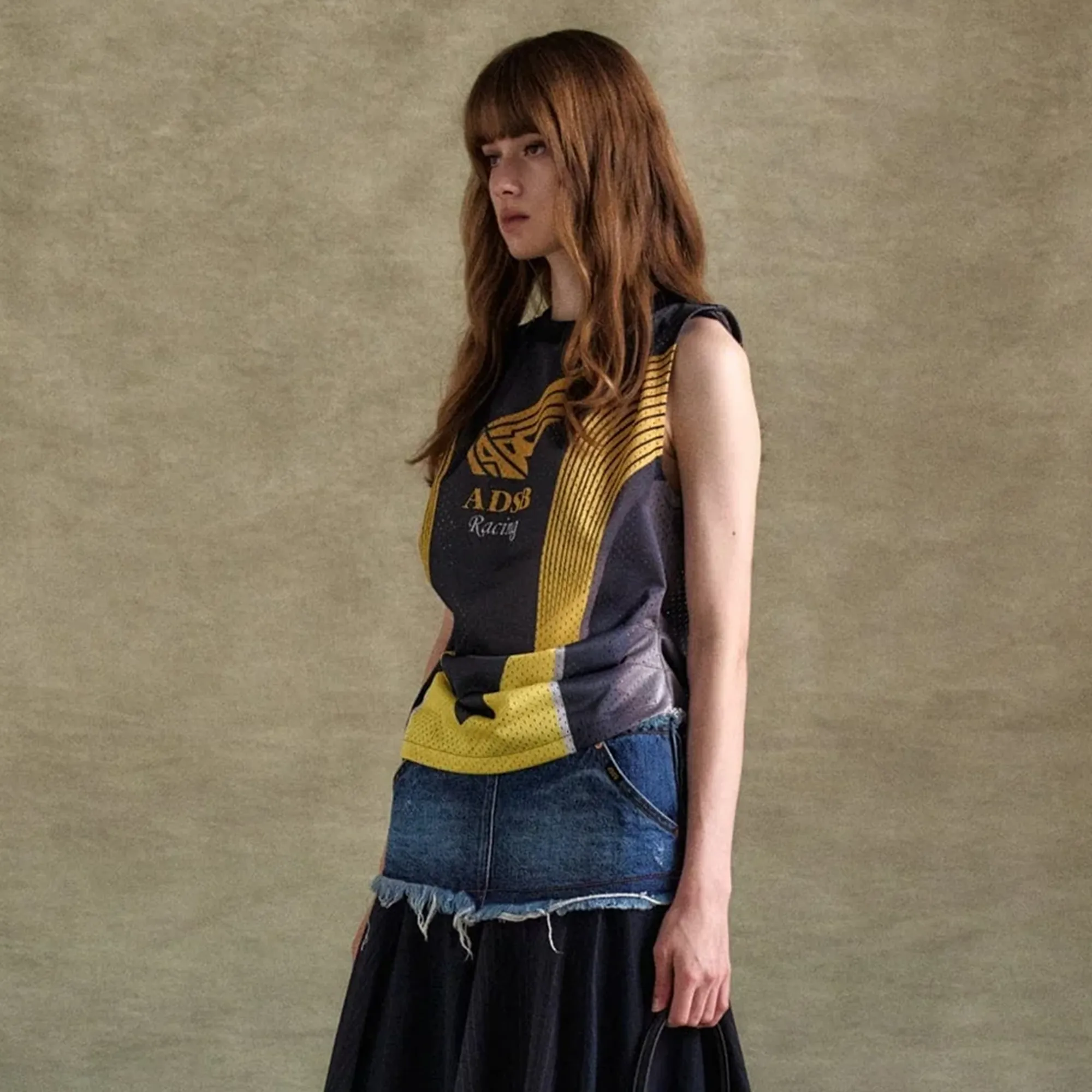 Andersson Bell Racing Reworked Sleeveless Charcoal ATB1305W