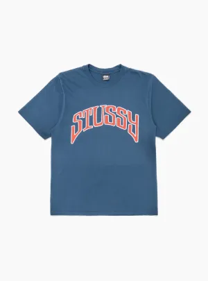 Arched Pigment Dyed Tee Navy