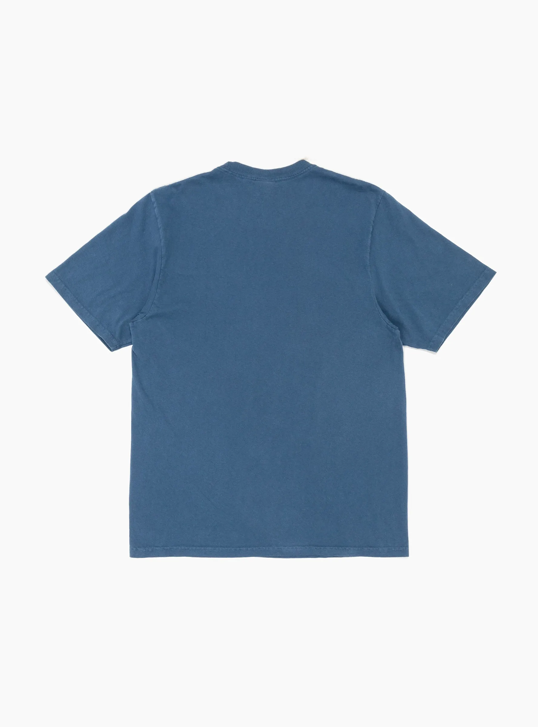 Arched Pigment Dyed Tee Navy
