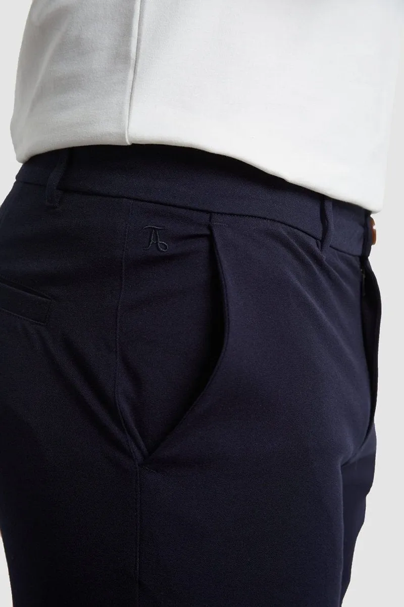 Athletic Fit Chino Shorts in Navy