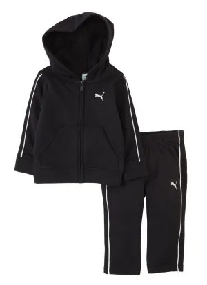 Baby Boys 12-24M Puma Paint Splatter Back Graphic Hoodie and Joggers