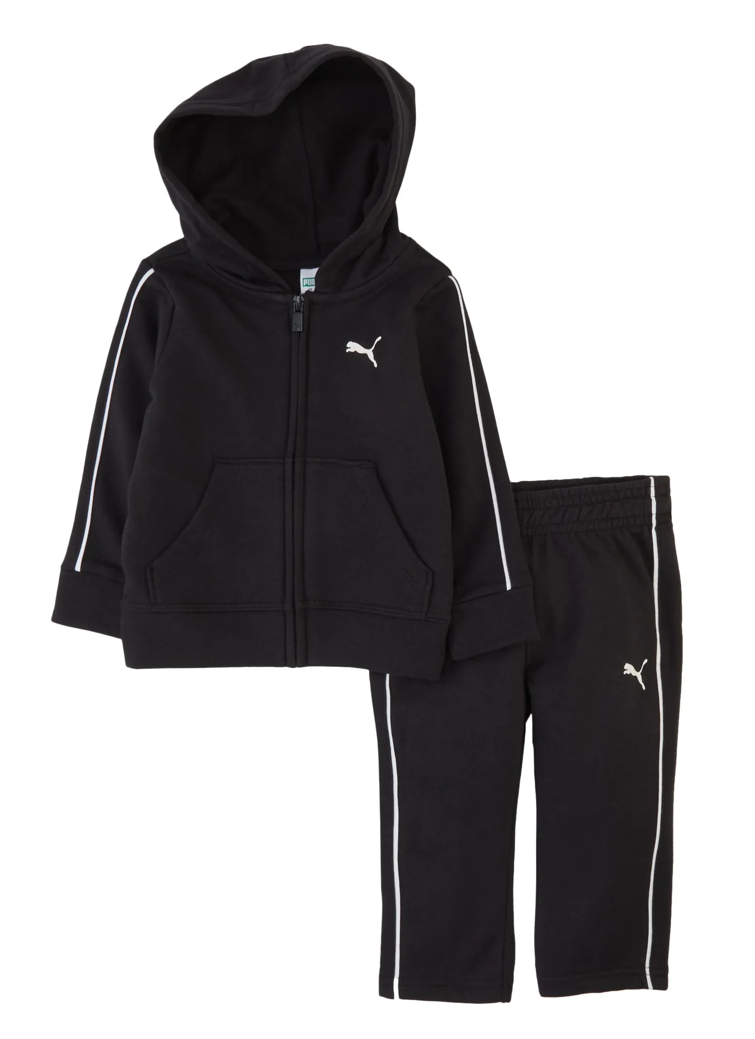 Baby Boys 12-24M Puma Paint Splatter Back Graphic Hoodie and Joggers