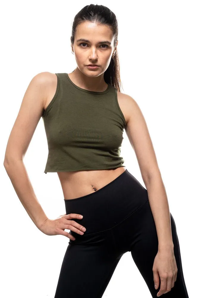 Bamboo Crop Tank Top