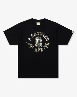 BAPE 1ST CAMO CRAZY STA COLLEGE TEE