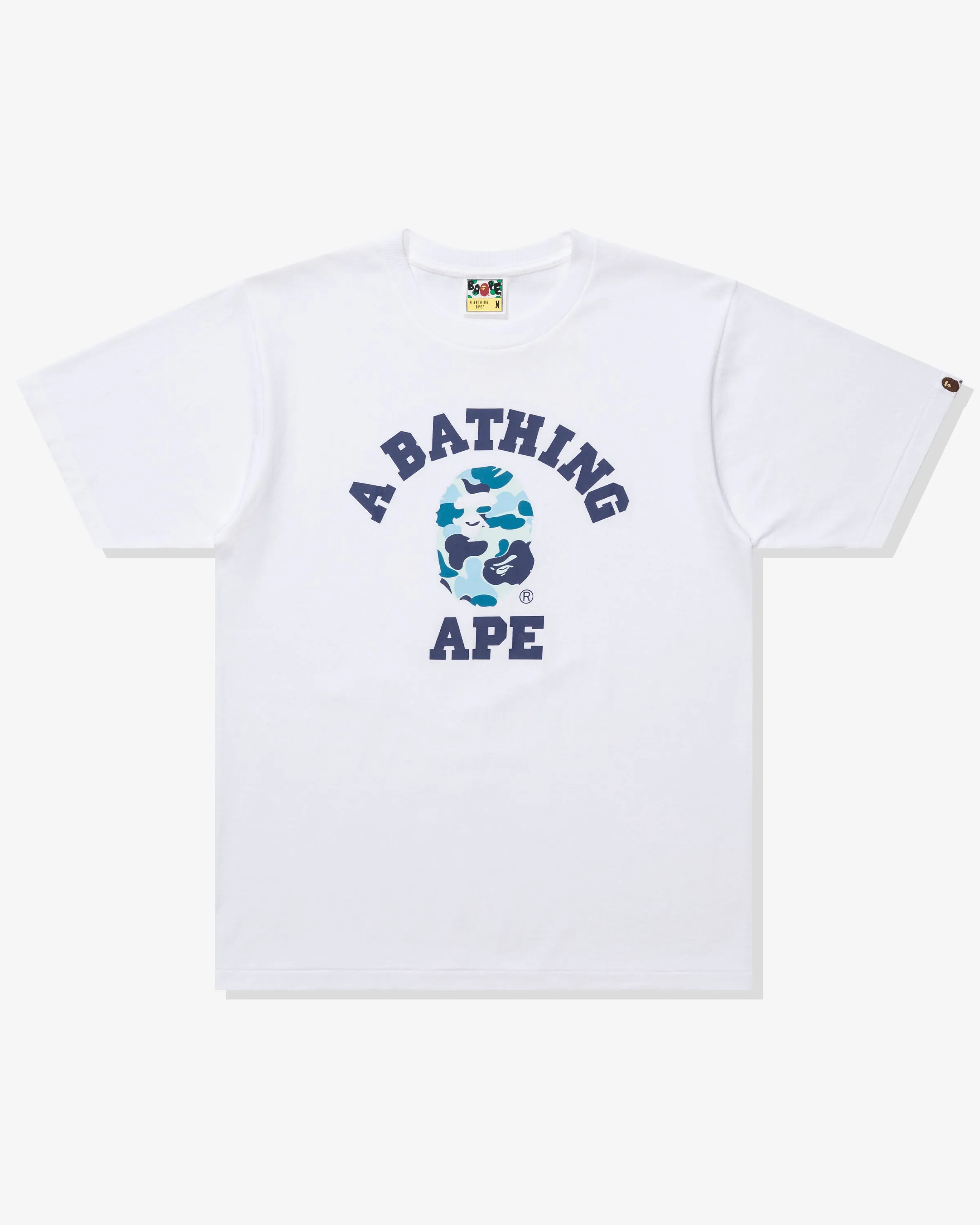 BAPE ABC CAMO COLLEGE TEE