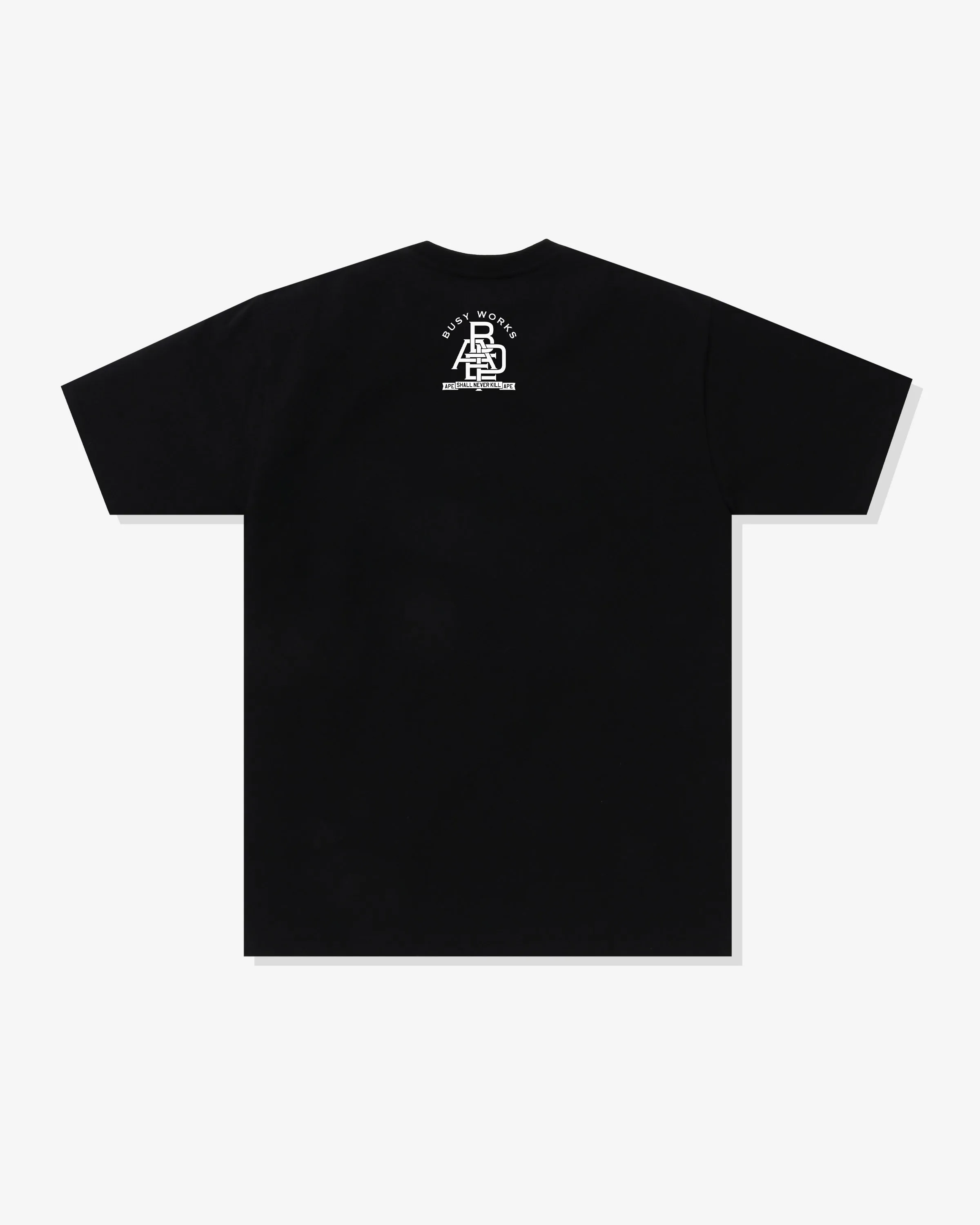BAPE VARSITY FONT TEE - BLACK