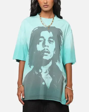 Bob Marley Bob Hem Vintage T-Shirt Washed Teal/Black