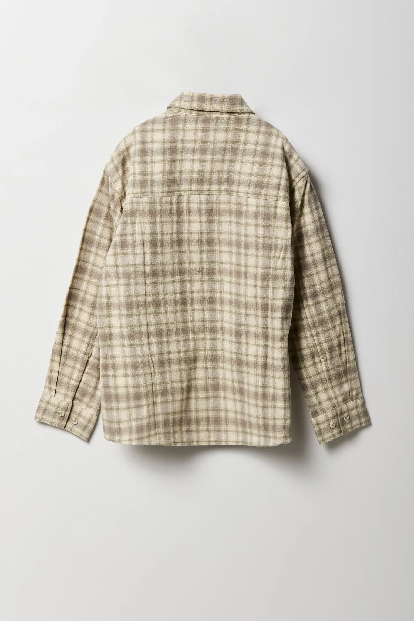 Boys Flannel Button-Up Top