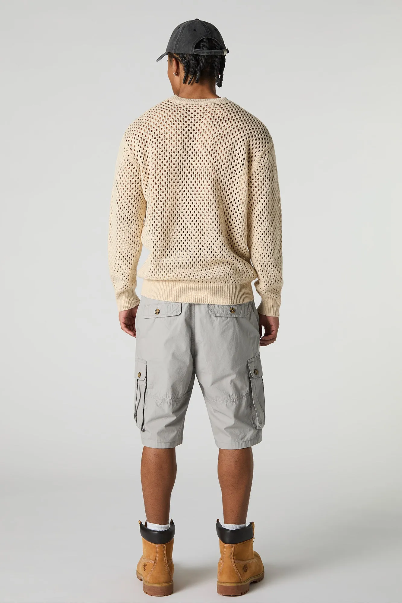 Button Pocket Longline Cargo Short