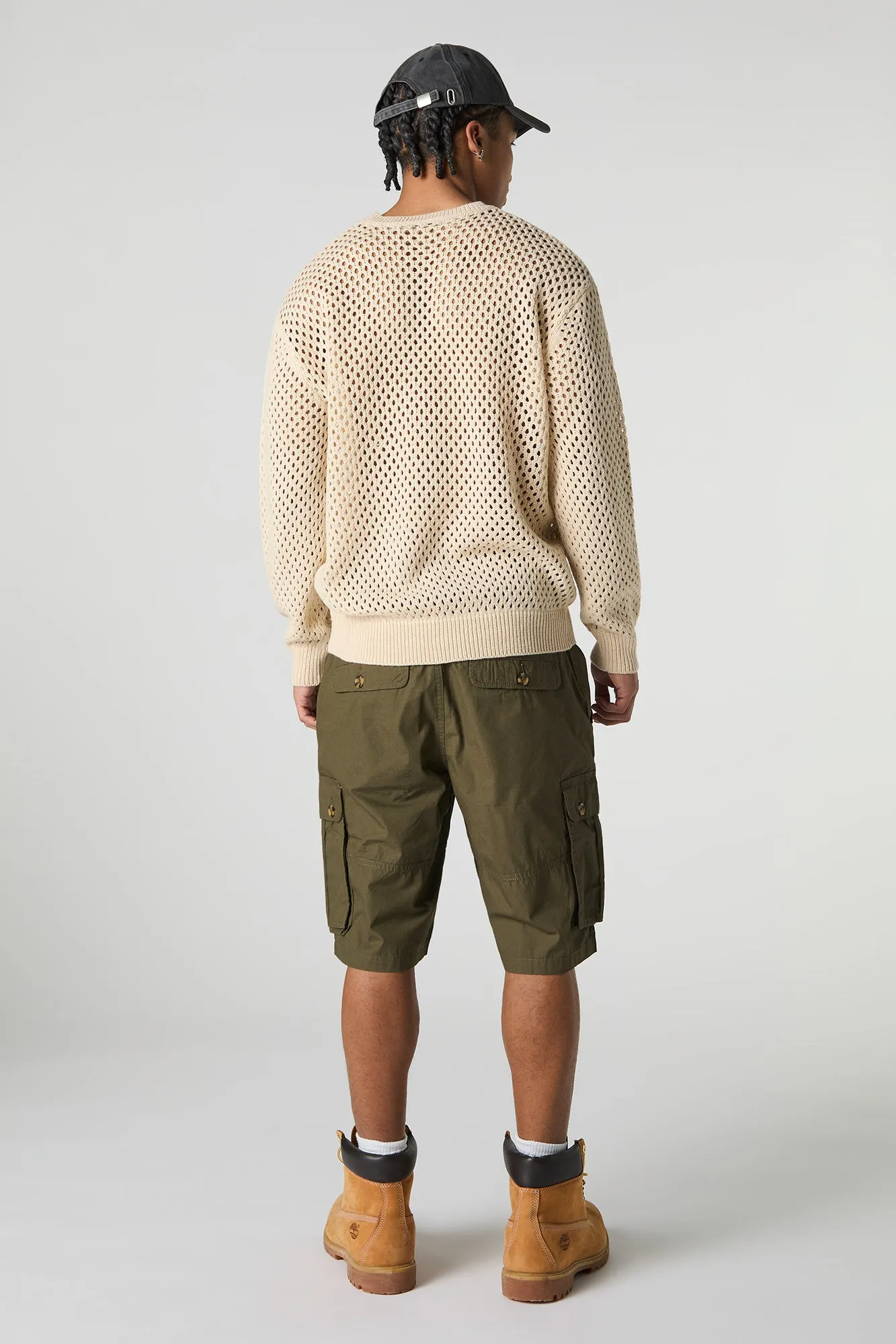Button Pocket Longline Cargo Short