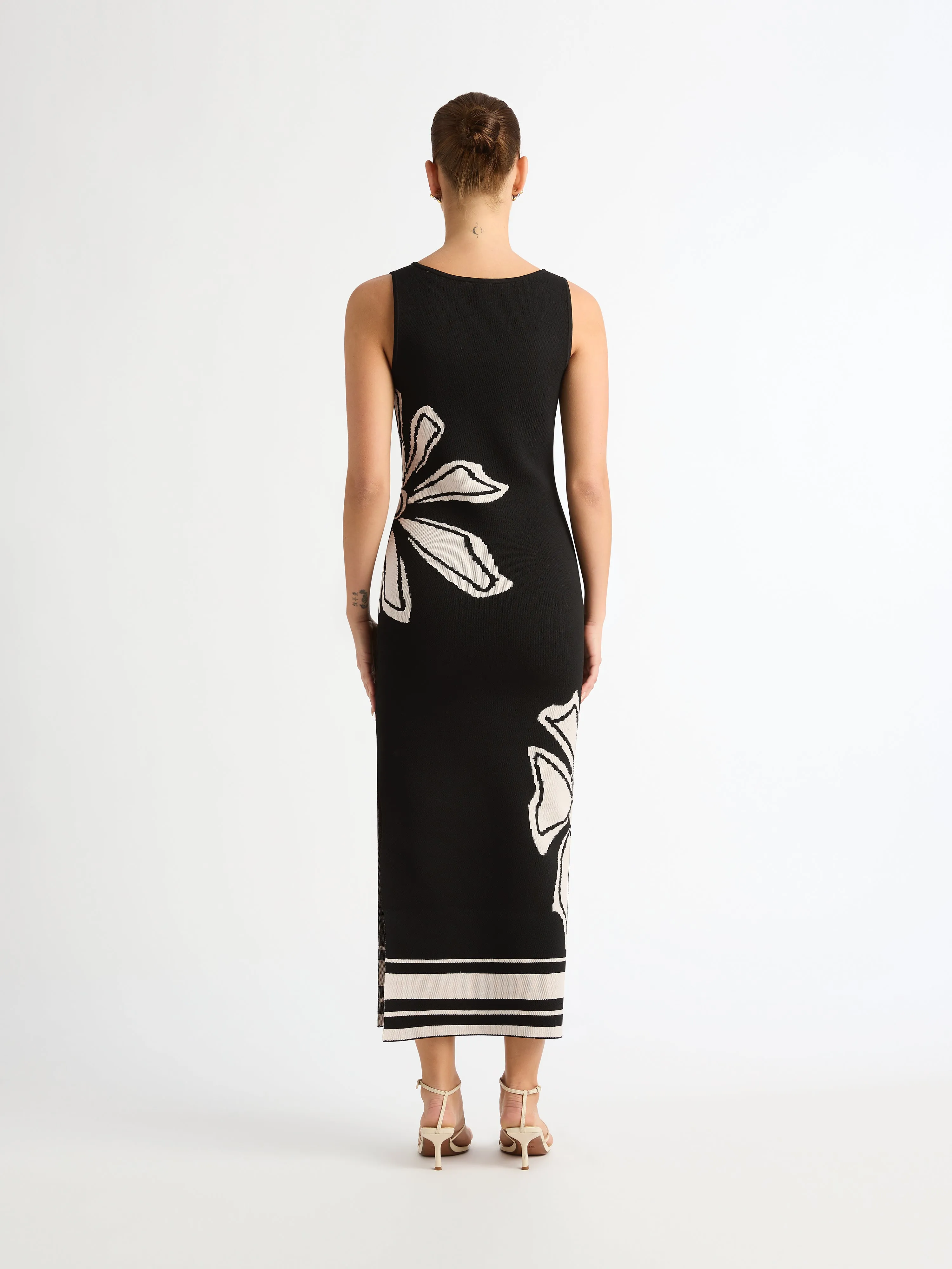 CALYPSO KNIT MIDI DRESS