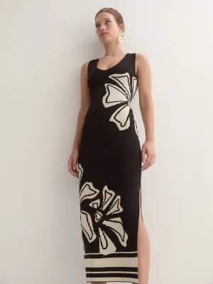 CALYPSO KNIT MIDI DRESS