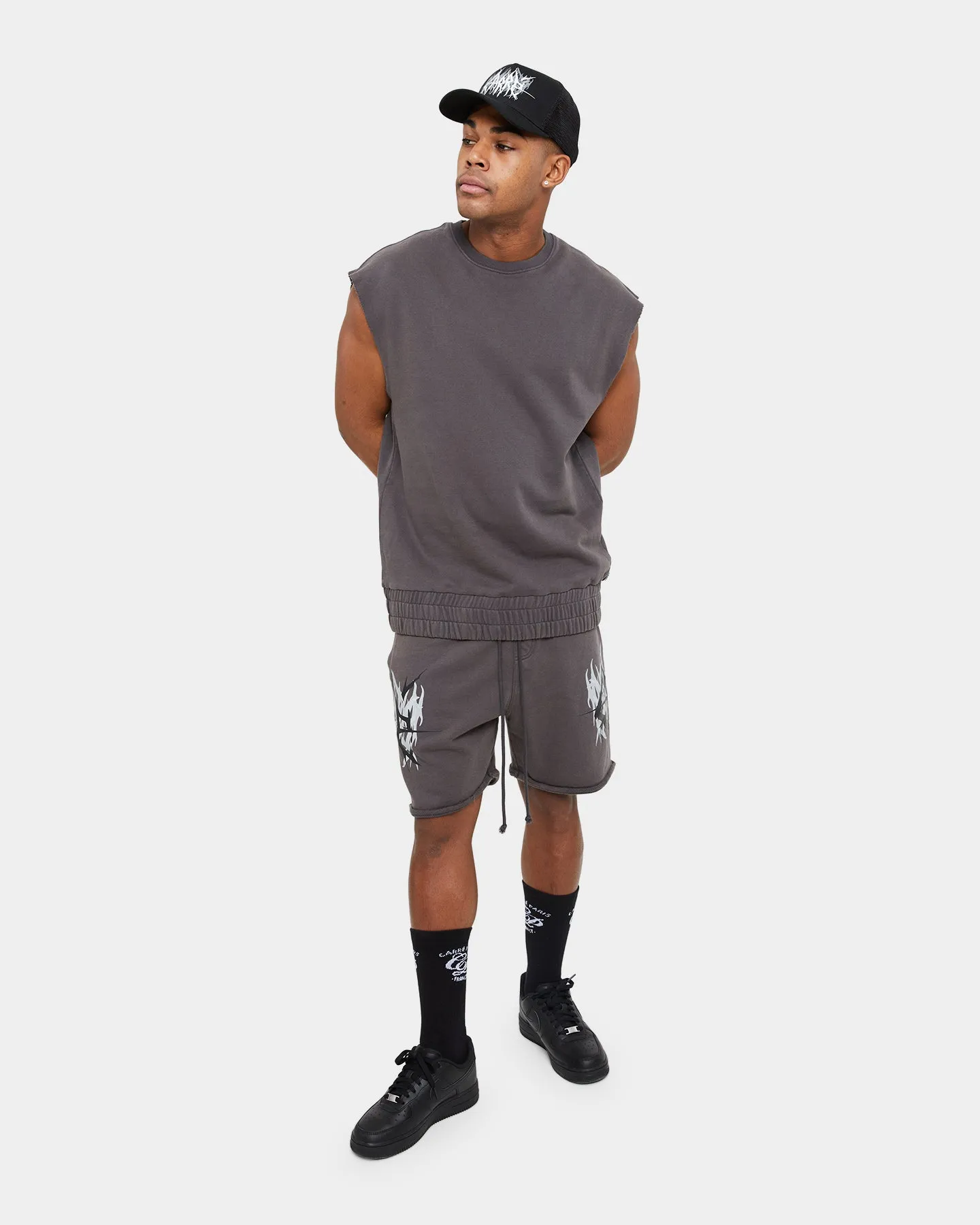 Carre Metalle Muscle Crewneck Washed Grey