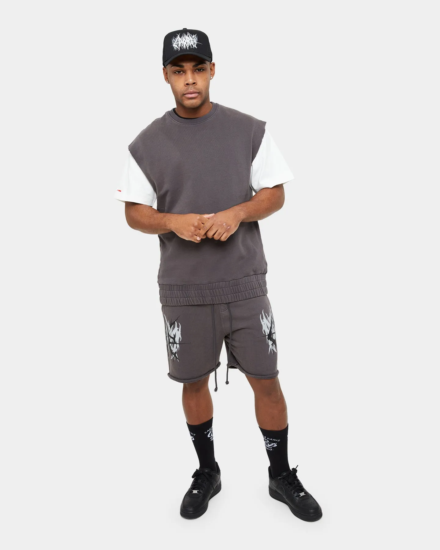 Carre Metalle Muscle Crewneck Washed Grey