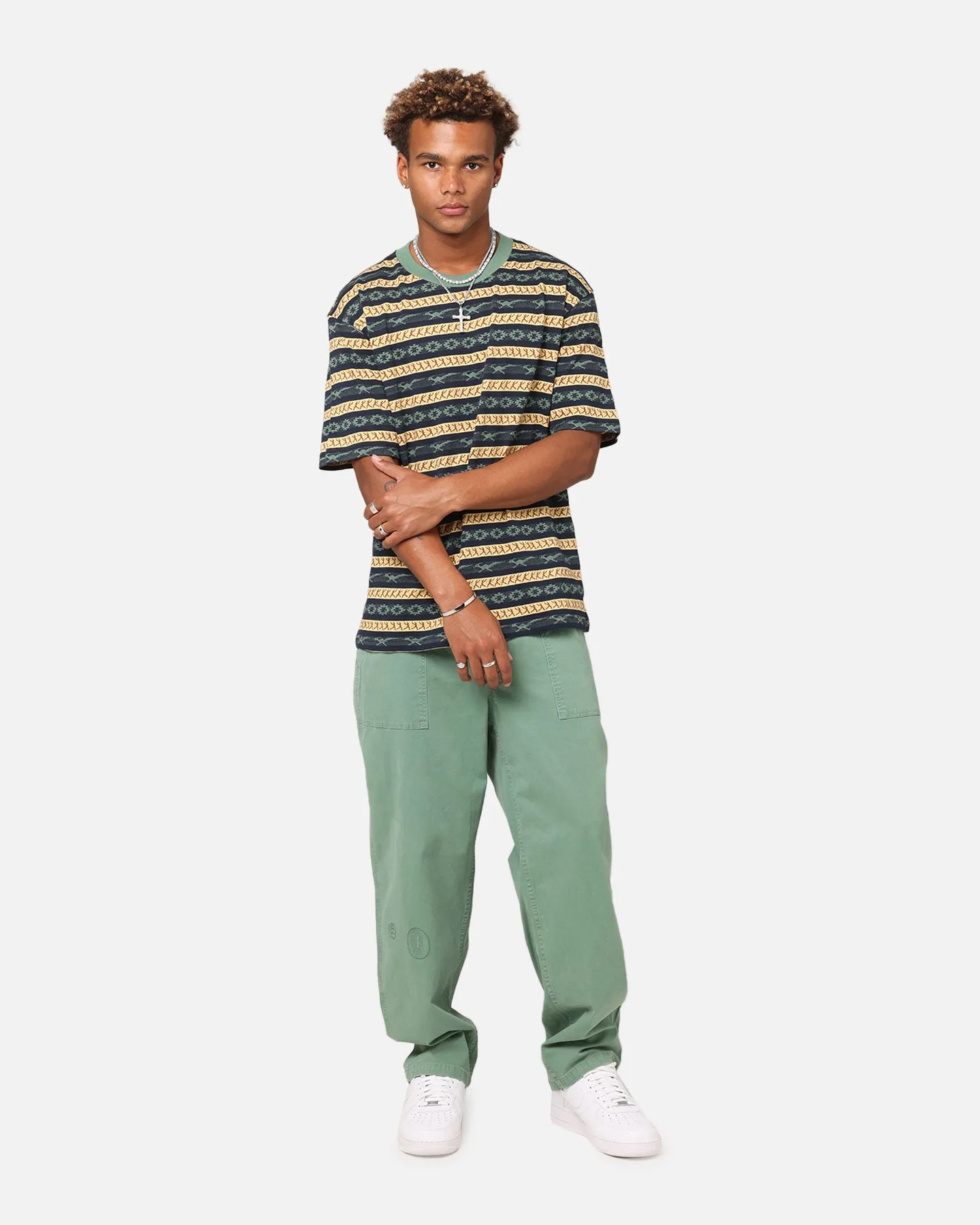Champion Chimayo Jacquard T-Shirt Dark Green