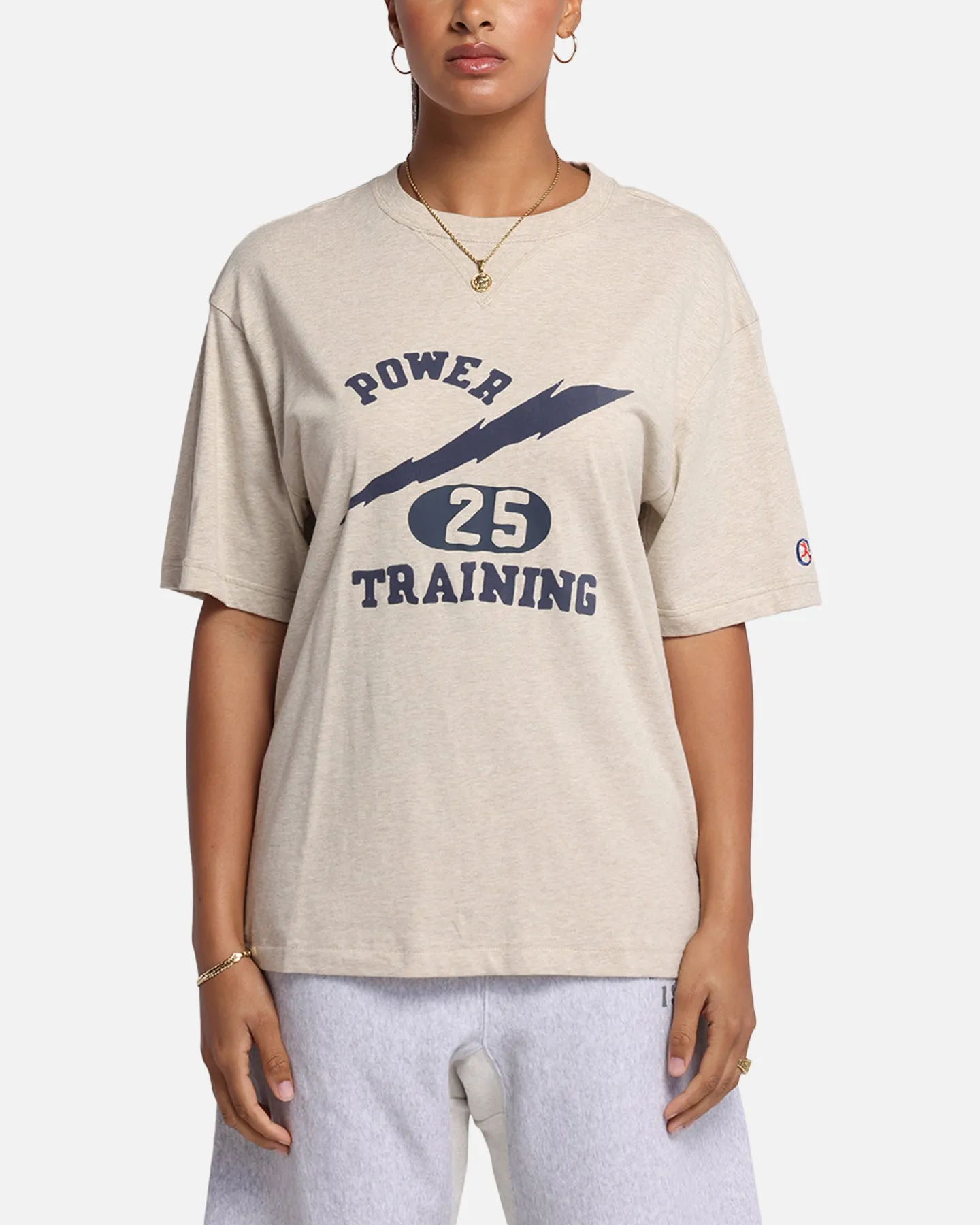 Champion Vintage Mix P.E Class T-Shirt Oatmeal Heather
