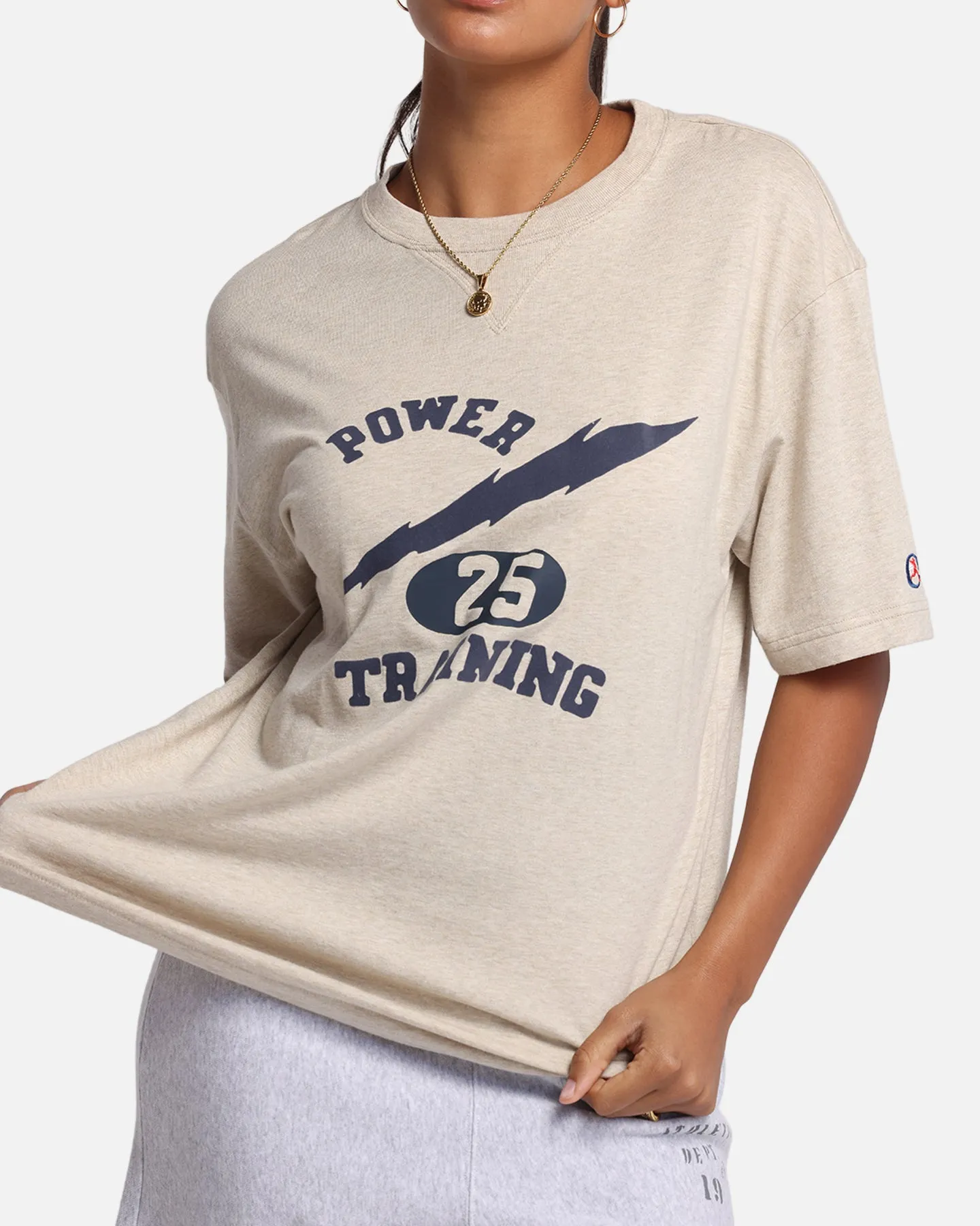 Champion Vintage Mix P.E Class T-Shirt Oatmeal Heather