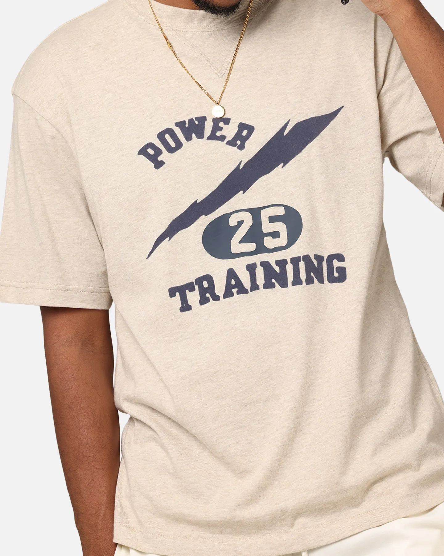 Champion Vintage Mix P.E Class T-Shirt Oatmeal Heather