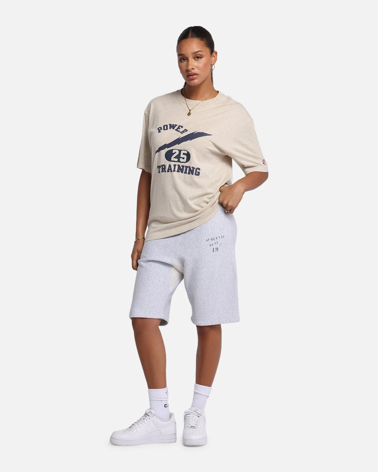 Champion Vintage Mix P.E Class T-Shirt Oatmeal Heather
