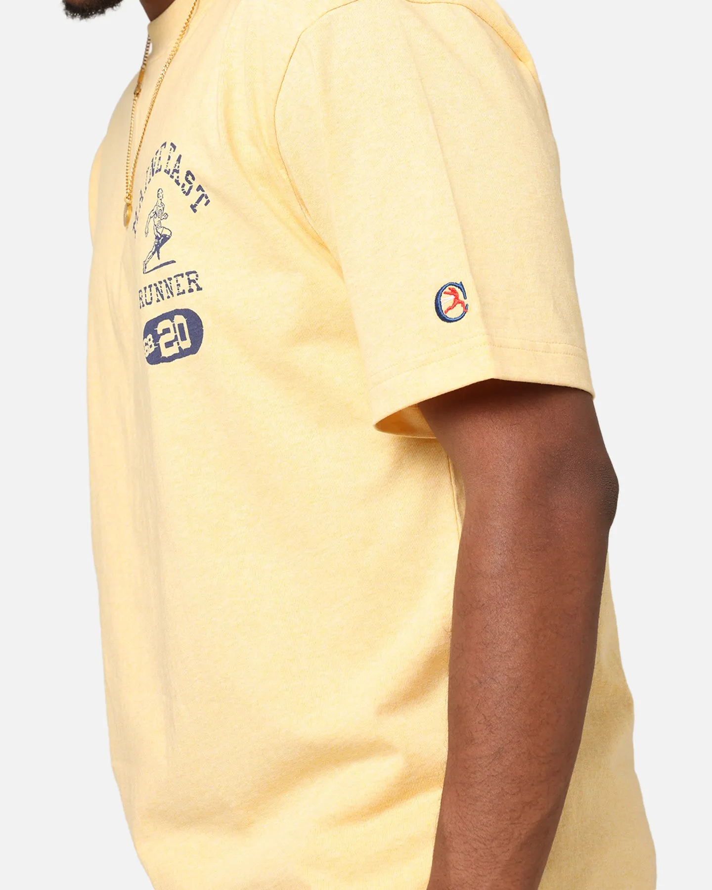 Champion Vintage Mix P.E Class T-Shirt Yellow