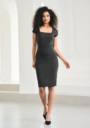 Classic Contour Dress (Charcoal)