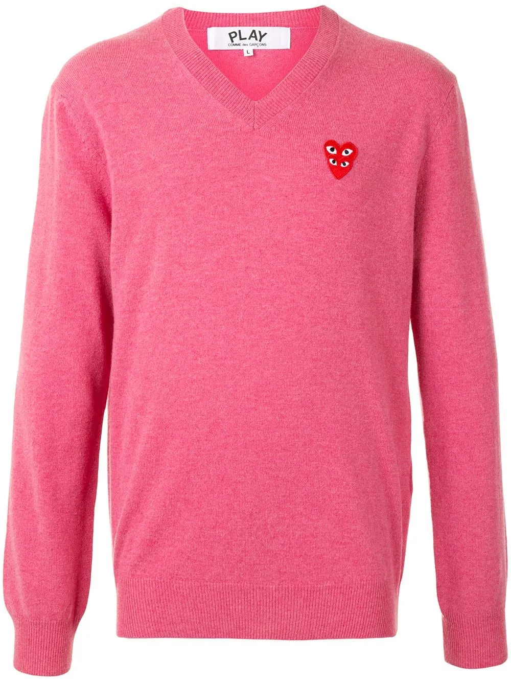 Comme des Garçons Play V-Neck Knit Jumper
