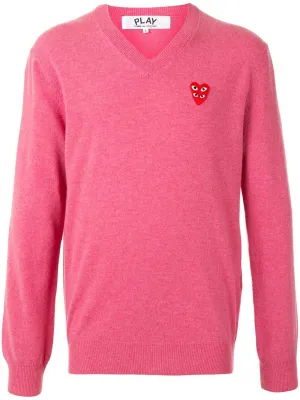 Comme des Garçons Play V-Neck Knit Jumper