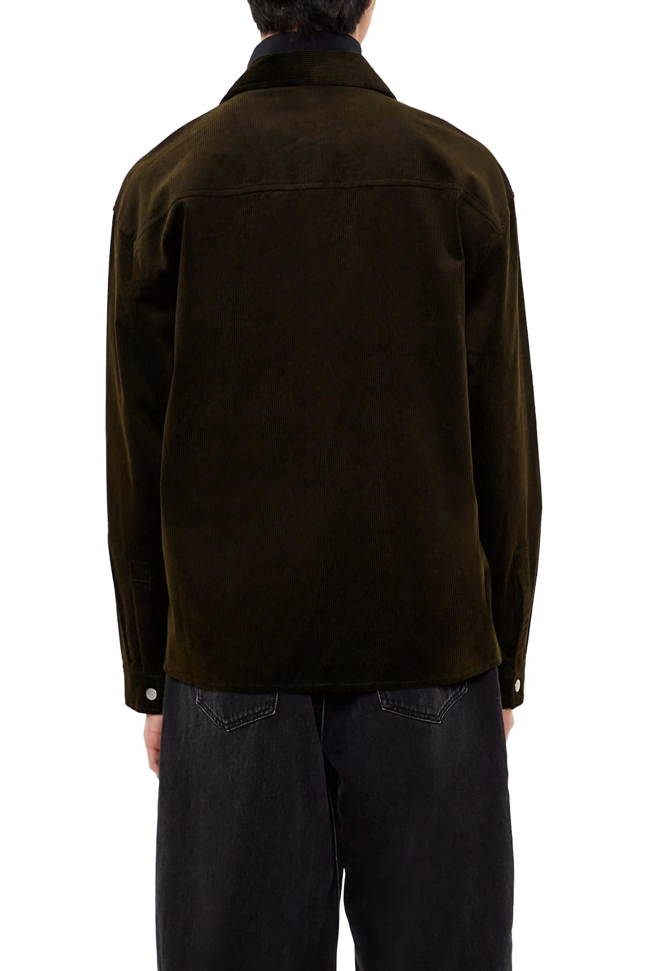 Corduroy Button Front Top