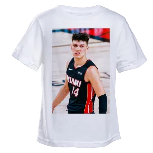Court Culture Tyler Herro Snarl Youth White Tee