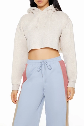 Cropped Athletic Top - Oatmeal