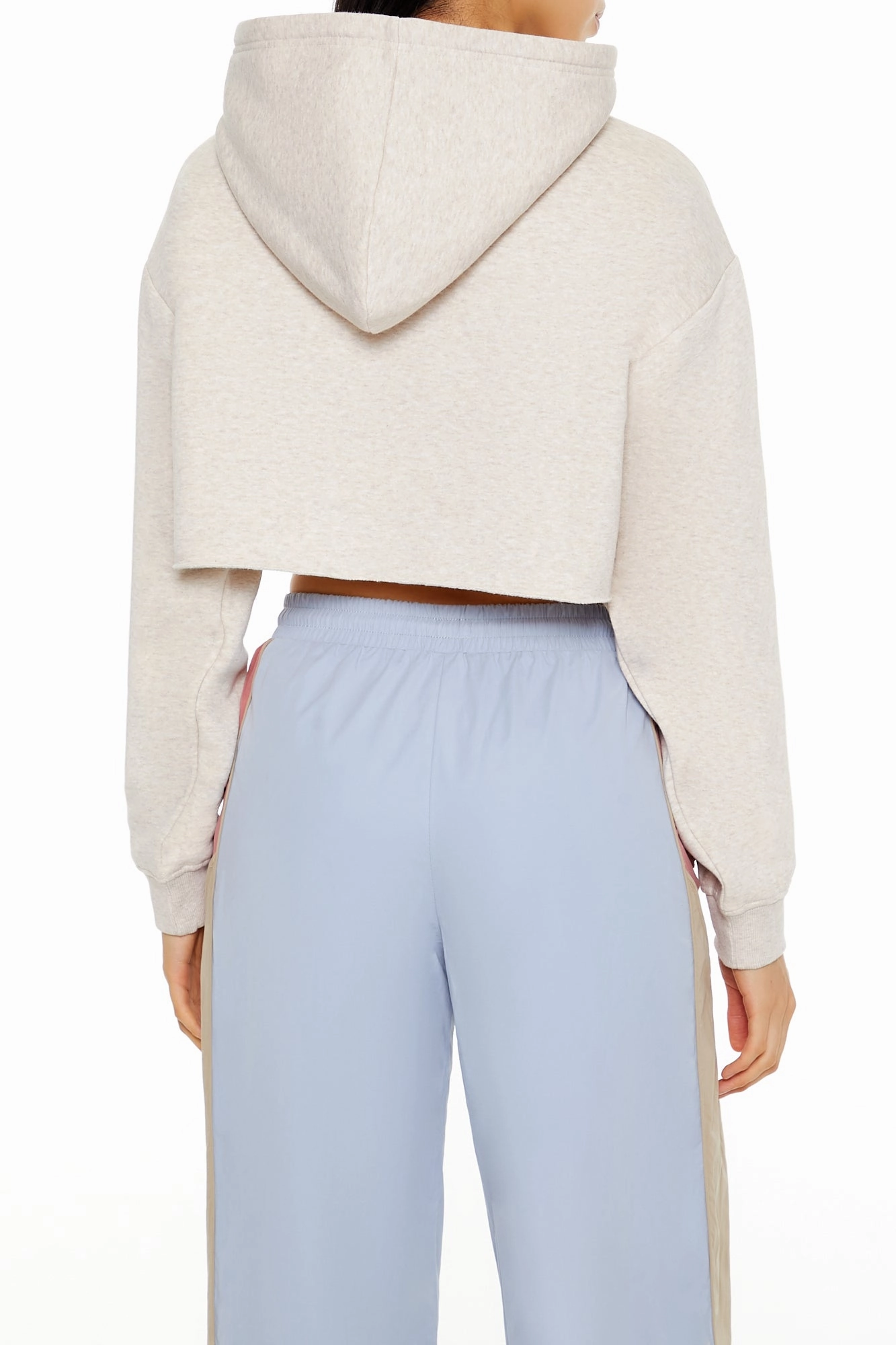 Cropped Athletic Top - Oatmeal