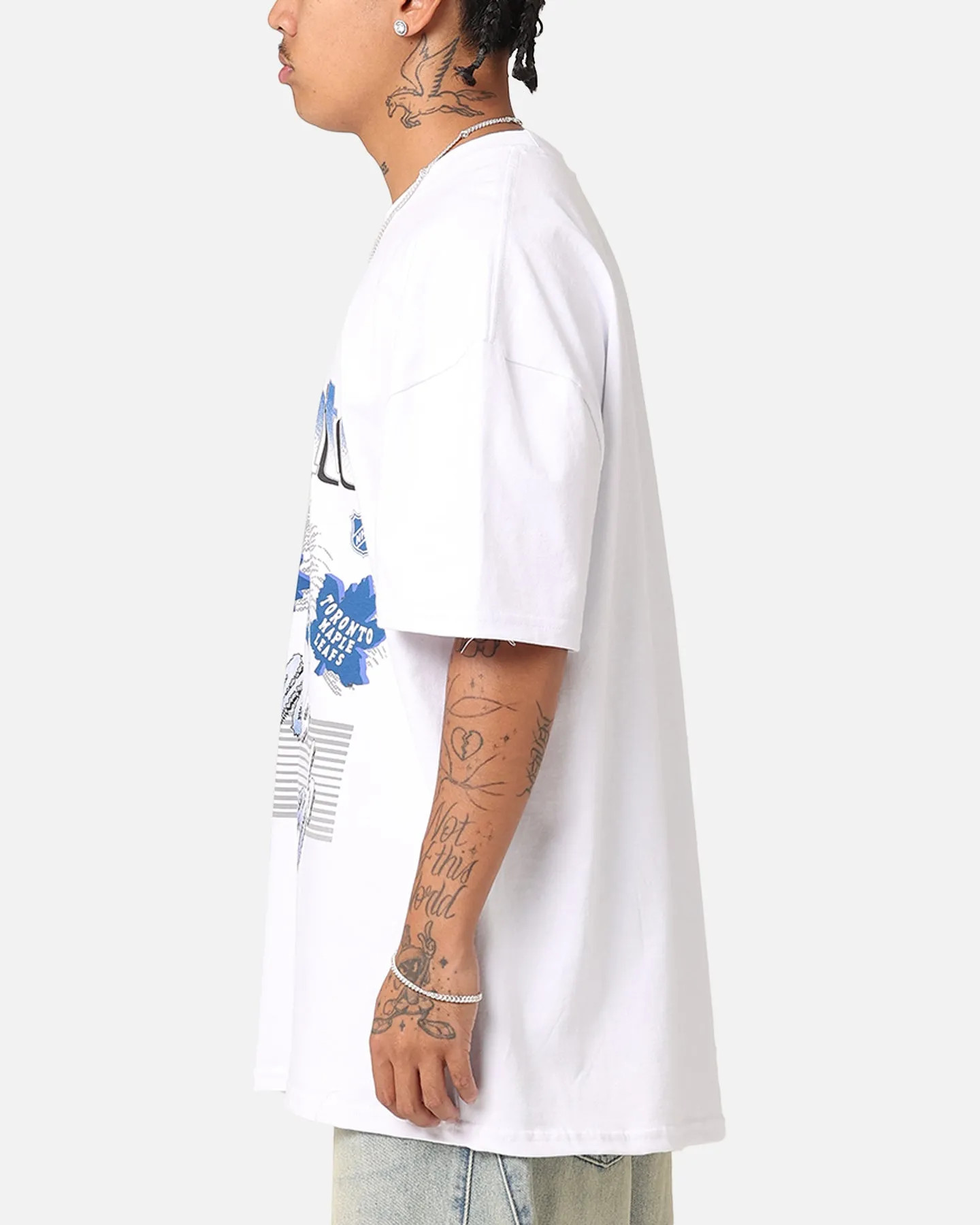 Culture Kings Toronto Maple Leaf Heavyweight T-Shirt White