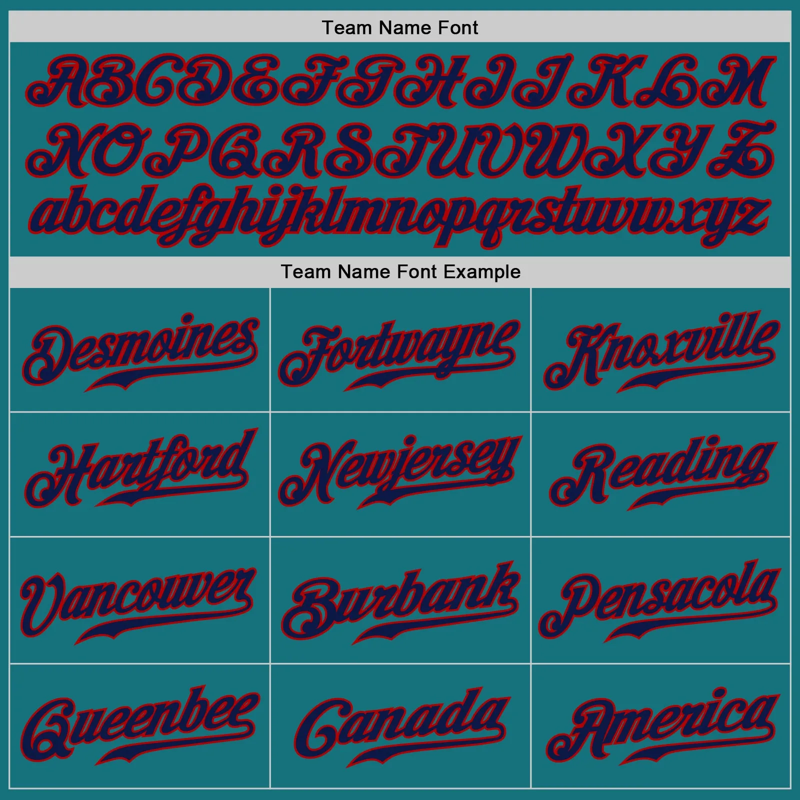 Custom Teal Navy-Red Authentic Baseball Jersey
