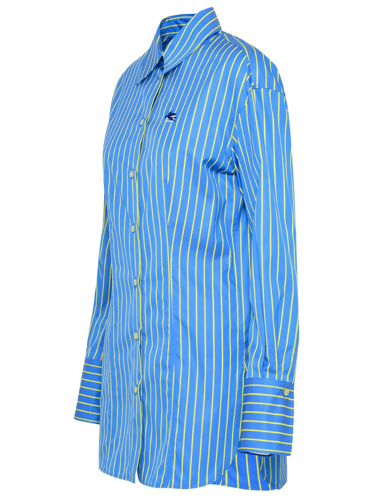 Etro Logo Embroidered Striped Shirt