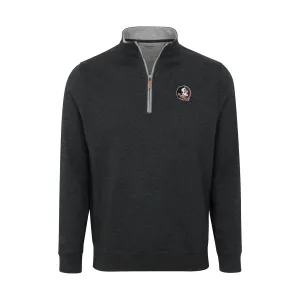 Florida State Charcoal Heather Cloud Cotton Quarter Zip Pullover