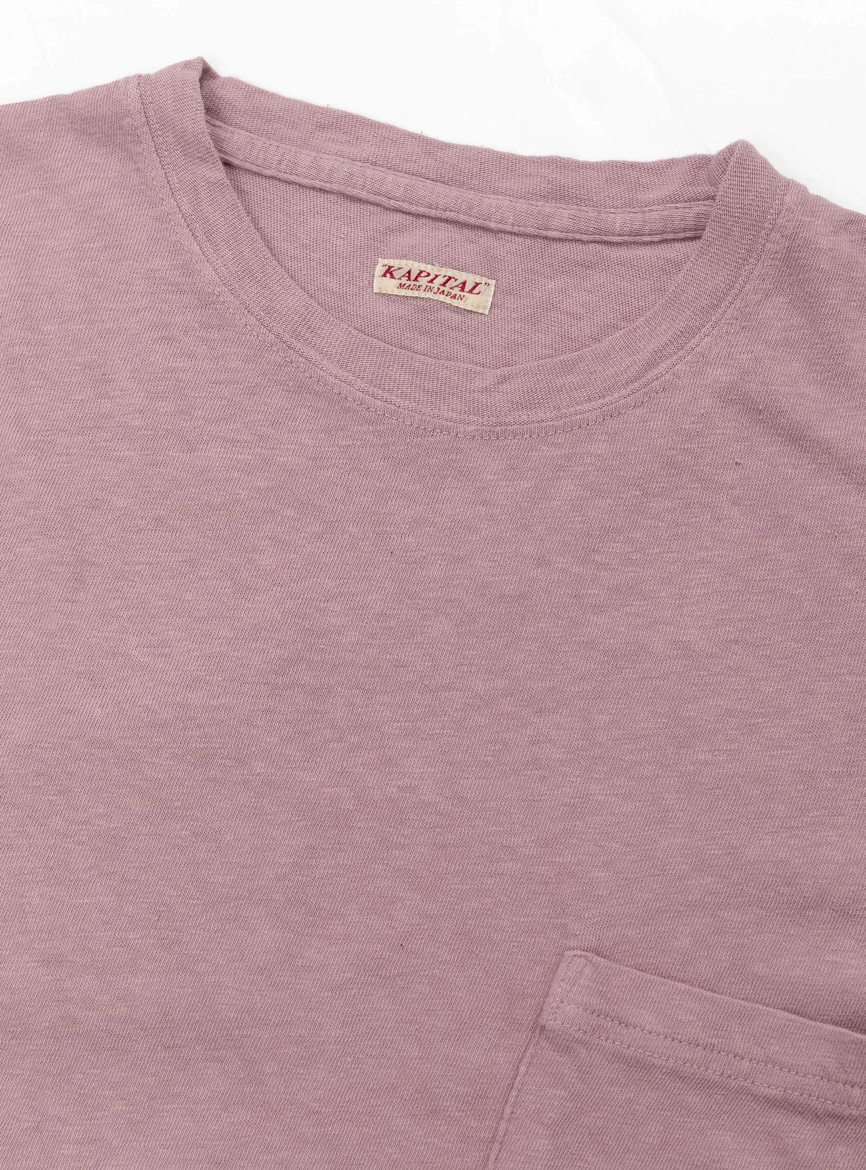 Gauze Jersey Pocket Tee Pink