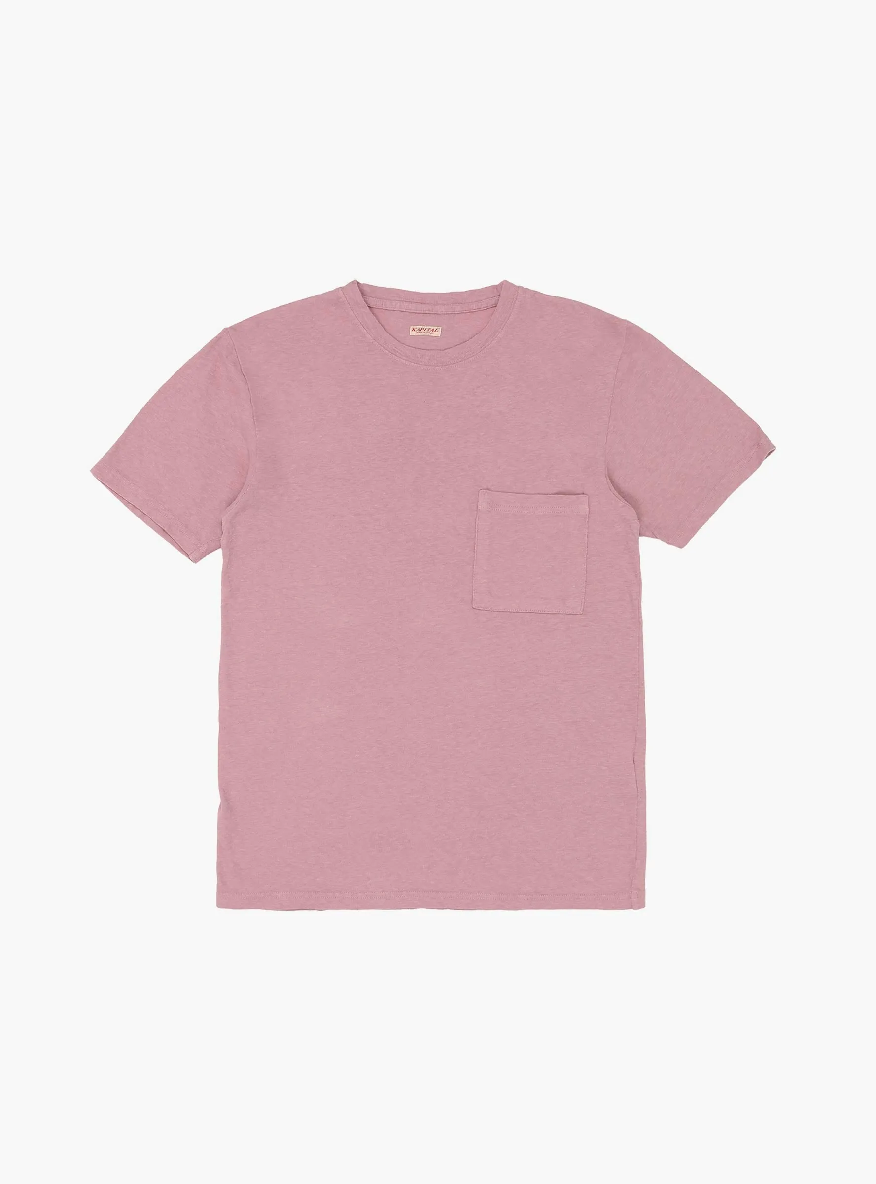 Gauze Jersey Pocket Tee Pink