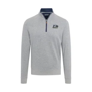 Georgia Southern Light Grey Heather Cloud Cotton Quarter Zip Pullover